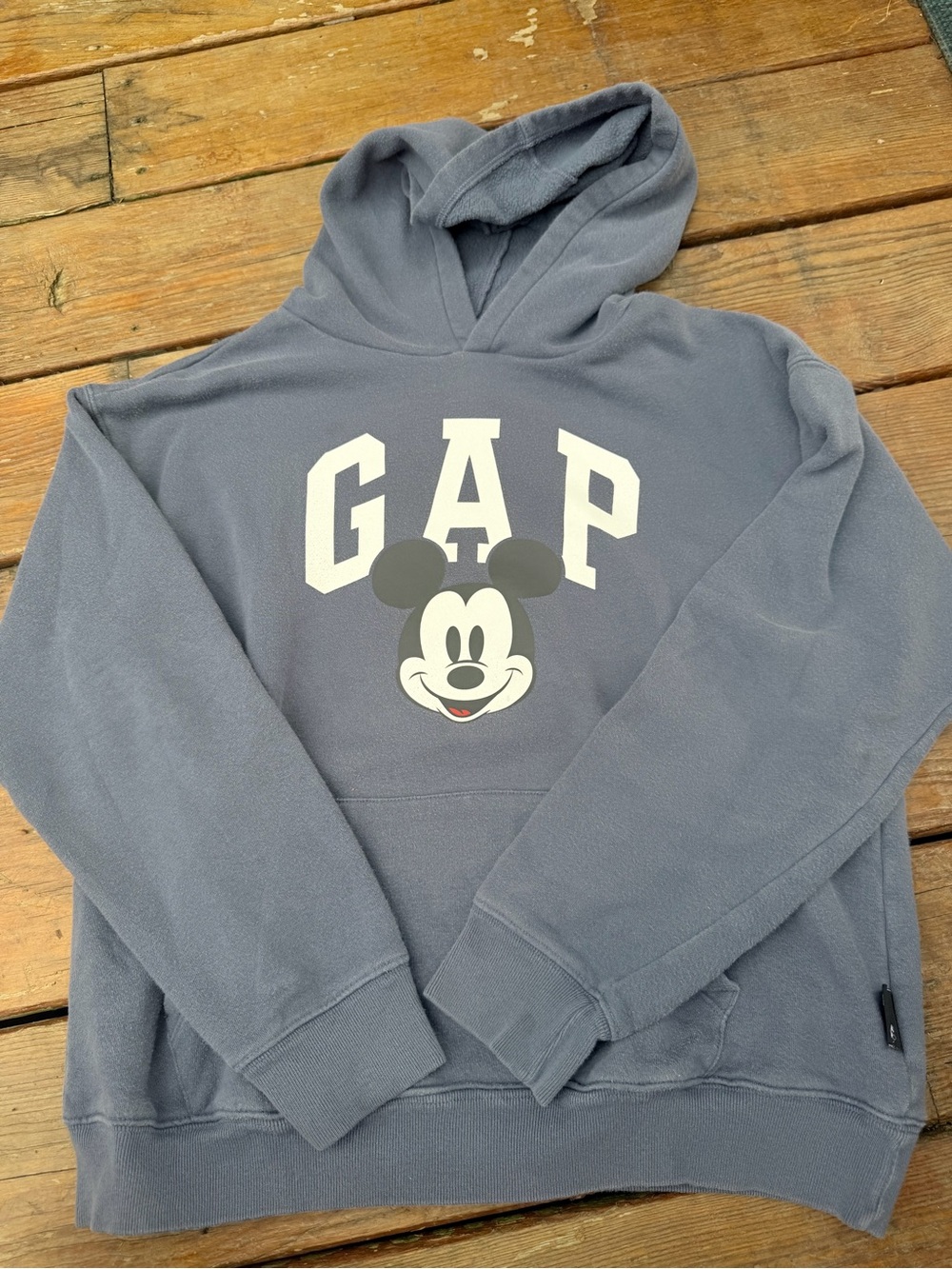 GAP x Mickey Mouse Kids Navy Blue Hoodie Sweater XXL